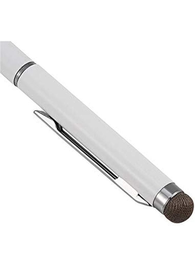 White Replacement Stylus Pen With Cloth Tip For iOS High Sensitivity Touch Screen - Image 3